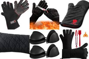 Los 5 Mejores Guantes para Barbacoa Negros