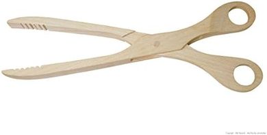 Pinzas de Barbacoa K&K: Madera de haya, 27.5 x 7 cm