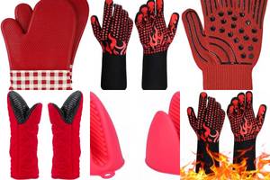 Los 5 Mejores Guantes Rojos para Barbacoa