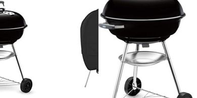 Parrilla Weber Compact Kettle Negra 57cm con funda
