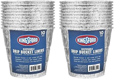 Revestimientos desechables Kingsford: fácil limpieza de parrillas.
