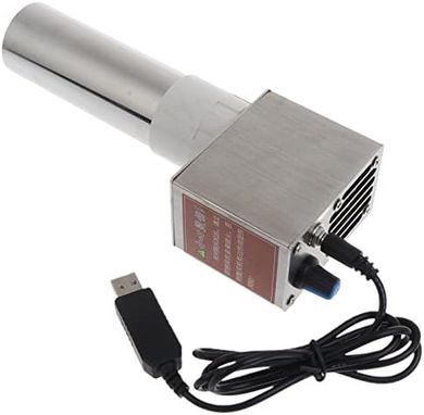 Ventilador BBQ portátil USB: 3 velocidades, 12V, carbón.