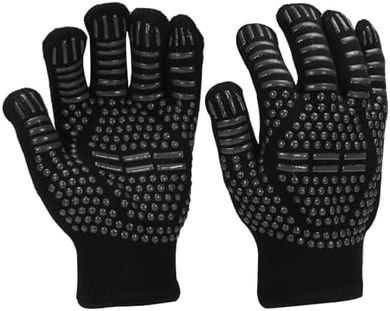 Guantes para barbacoa resistentes al calor (800°C), paquete de 2.