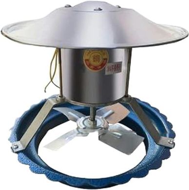 Extractor de humos para chimenea y barbacoa, plateado.
