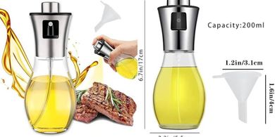 Dispensador de aceite y vinagre GaoBangM: spray 200ml, acero inoxidable 304