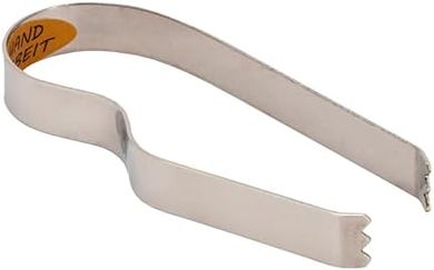 Pinzas de acero para barbacoa, shisha y ahumado (10x4cm)