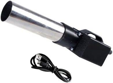 Ventilador de mano USB para barbacoa con boquilla de acero inoxidable