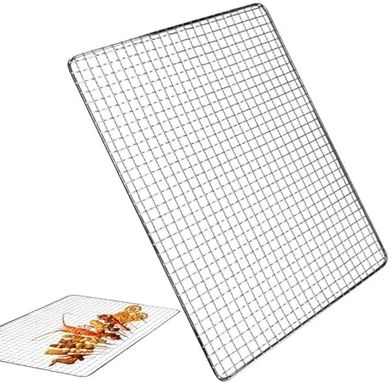 Malla de acero inoxidable para barbacoa (40x25 cm)