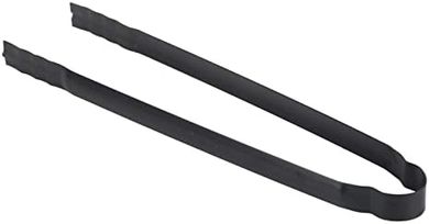 Pinzas de cocina multifuncionales de acero inoxidable con puntas de silicona.