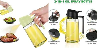 Pulverizador de aceite PRO IPLAS 2 en 1: cocina, freidora, barbacoa