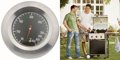 Termómetro de Parrilla de Acero Inoxidable
(Stainless Steel Grill Thermometer)