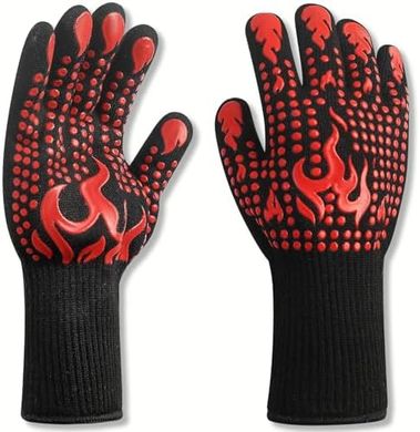Guantes de silicona para horno y barbacoa (1 par)