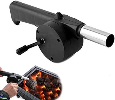 Ventilador de barbacoa portátil: ideal para picnics y camping.