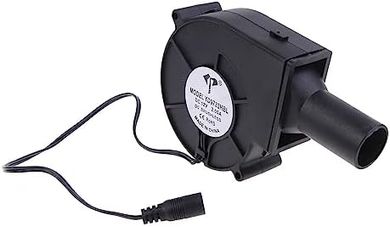 Ventilador barbacoa 12V 9cm alta velocidad, gran caudal.
