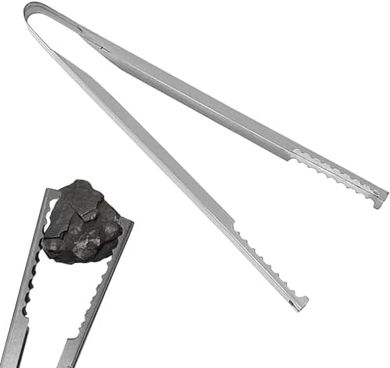 Pinzas de barbacoa resistentes: acero inoxidable, para carbón y camping.