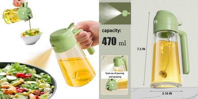 Dispensador de aceite Horlon: Rocía y vierte (470ml)