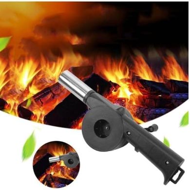 Ventilador manual de barbacoa de acero inoxidable para exteriores
