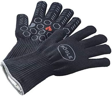 Guantes de horno RÖSLE Premium: resistentes al calor (350°C), transpirables.